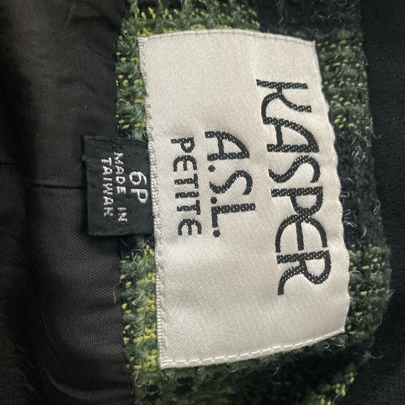 Vintage green plaid jacket - Picture 3 of 3